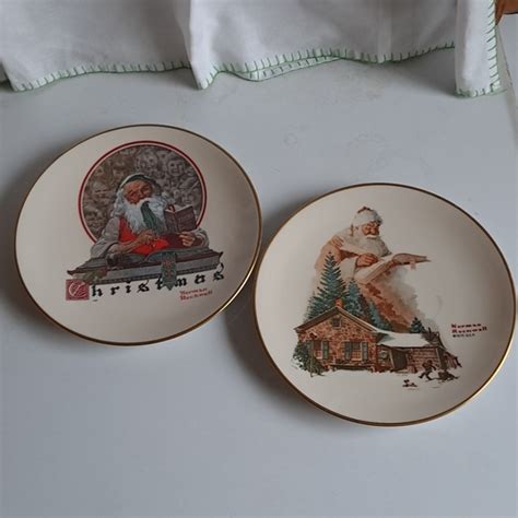 norman rockwell christmas plates|norman rockwell christmas plate 1975.